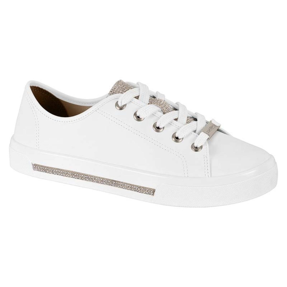 Tenis Moleca Star Glitter Feminino Branco