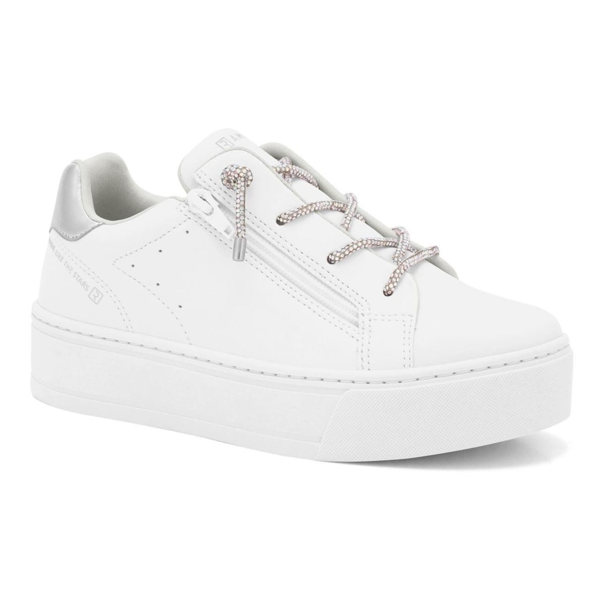 Tenis Ramarim 2397207-1 Flatform Glitter Feminino