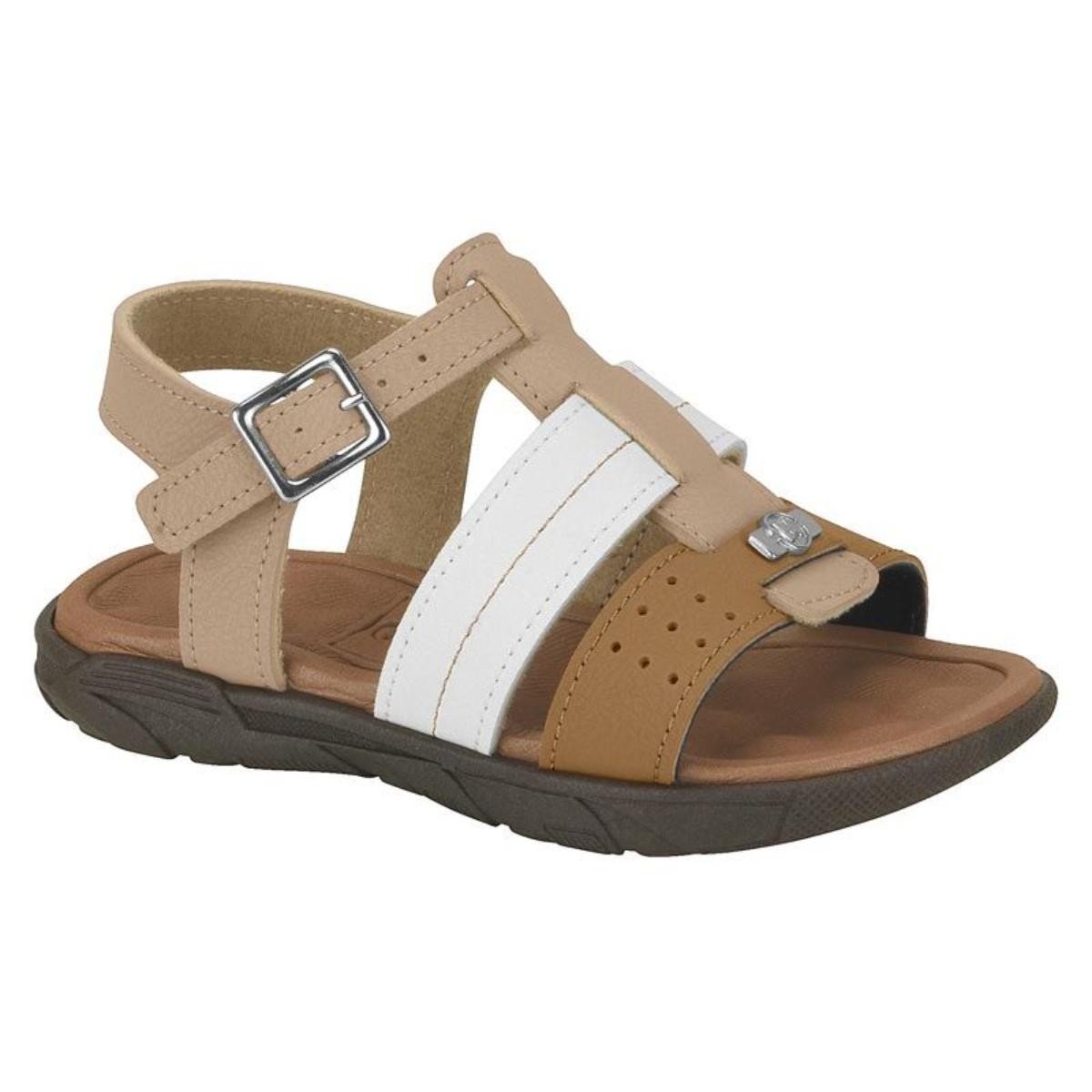 Sandalia Molekinho 2135.104.13958 Infantil Bege 1