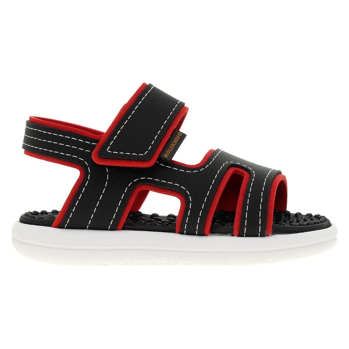 Sandalia Molekinho 2619.208 Papete Infantil Preto 5