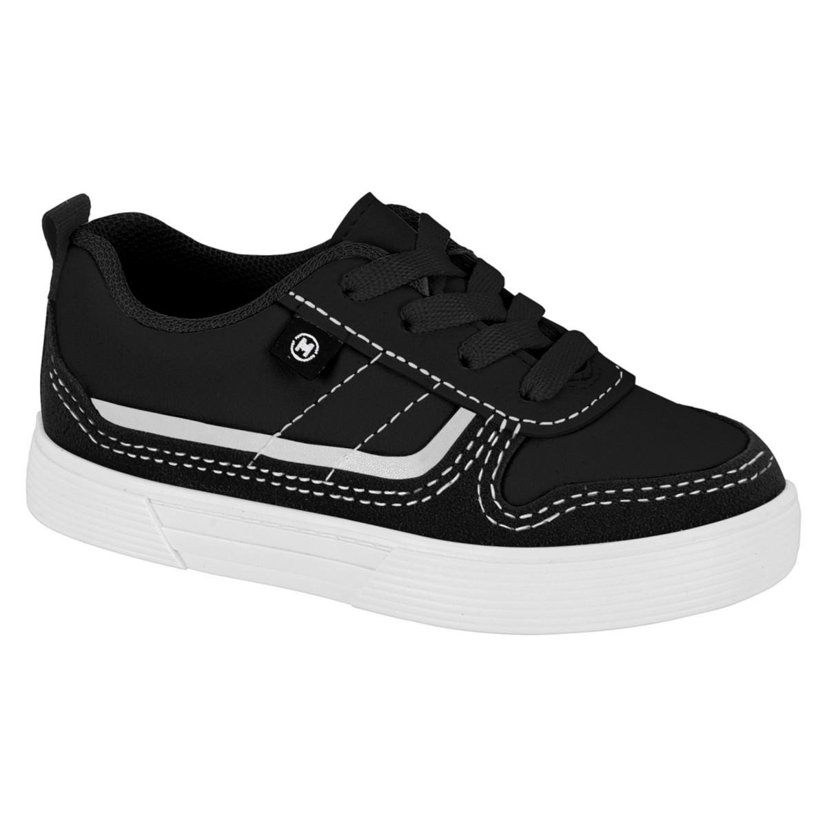 Tenis Molekinho 2136.164 Infantil Preto 1