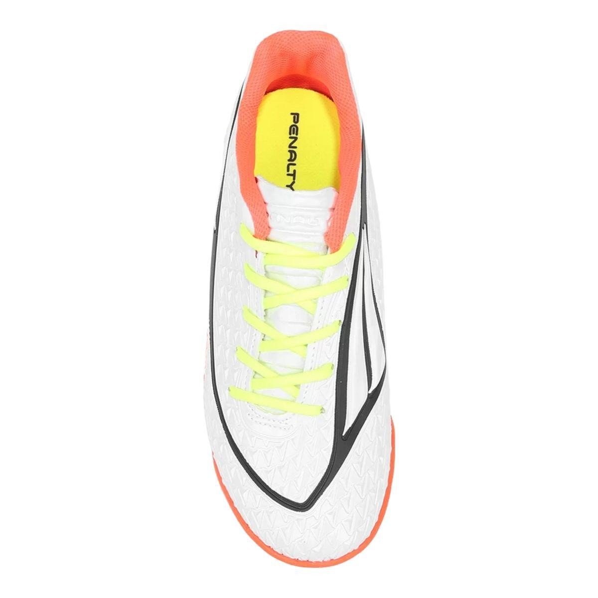 Chuteira Penalty Storm Kids Xxi Futsal Indoor Infantil Branco 4