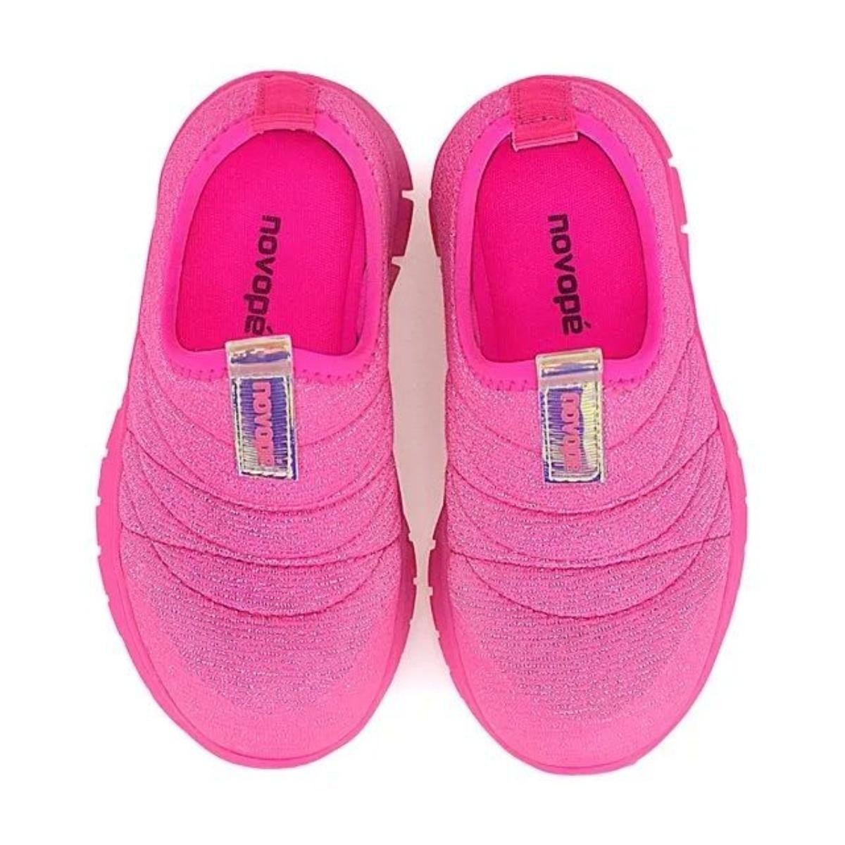 Tenis Novopé 10001273 2624 Calce Fácil Infantil Rosa 5