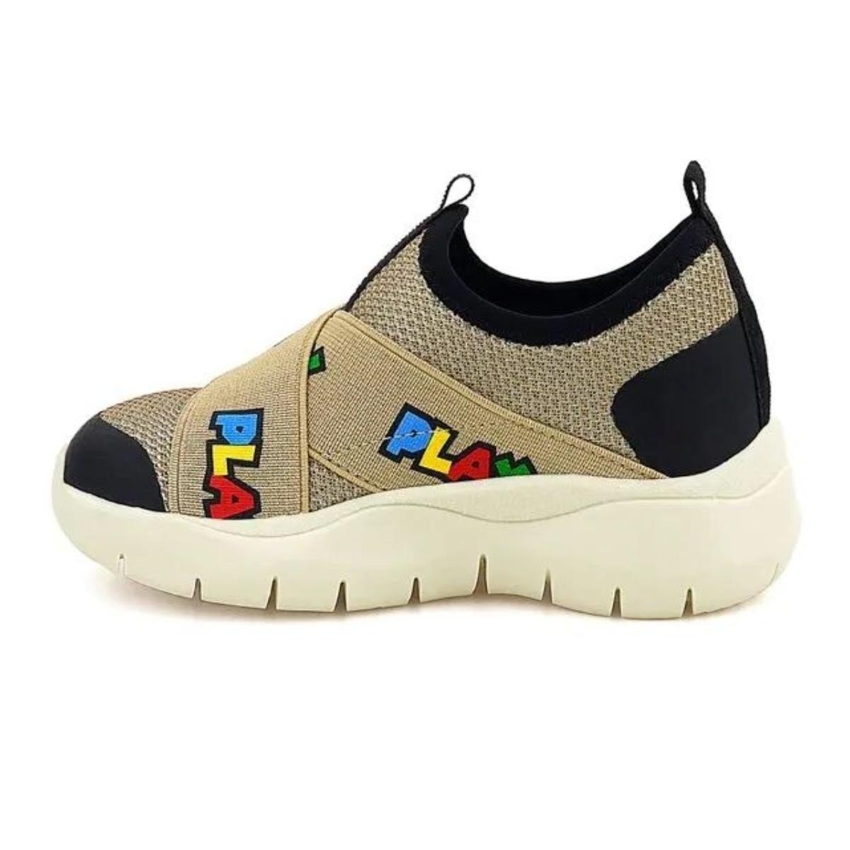 Tenis Novopé 80001068 2578 Calce Fácil Infantil Bege 4