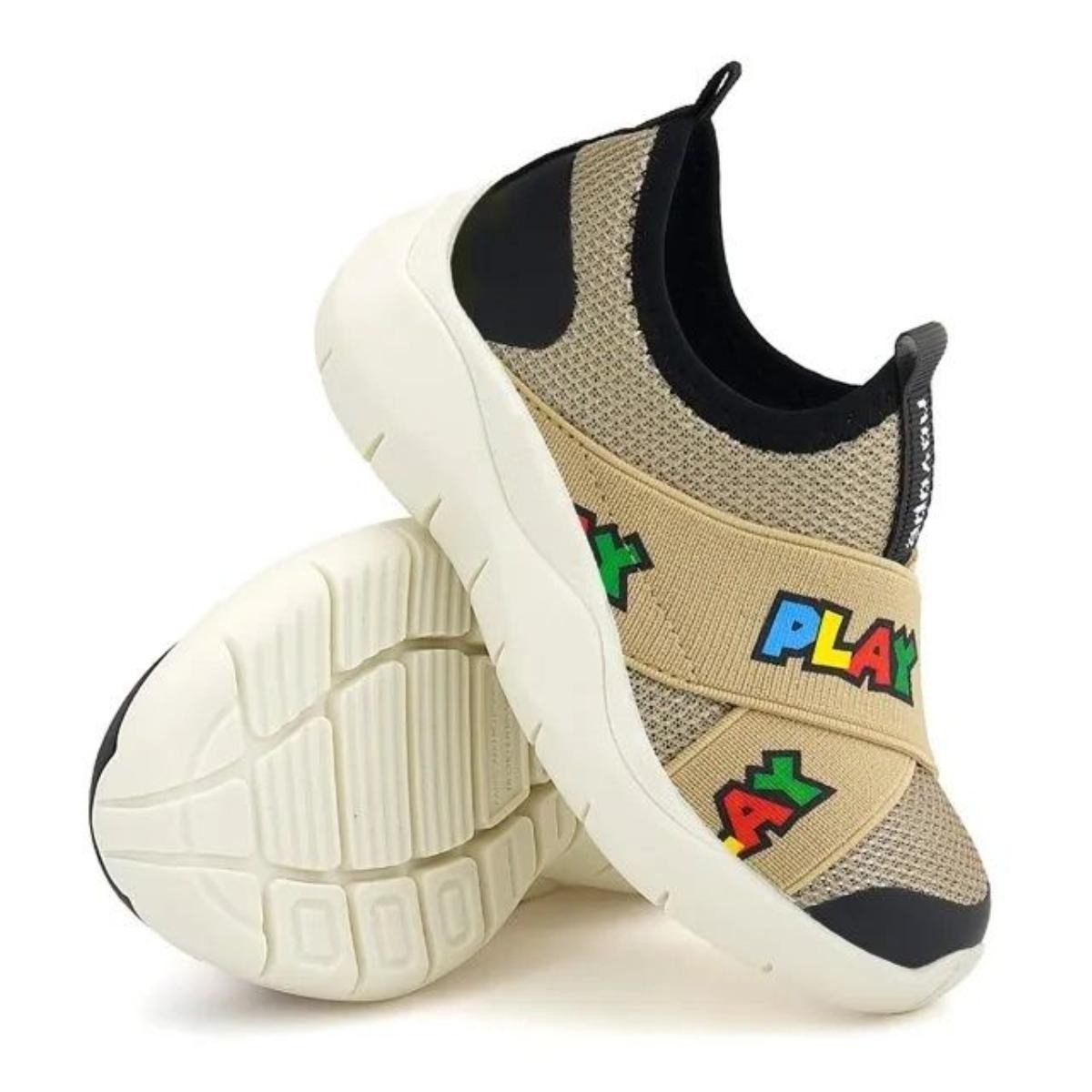 Tenis Novopé 80001068 2578 Calce Fácil Infantil Bege 7