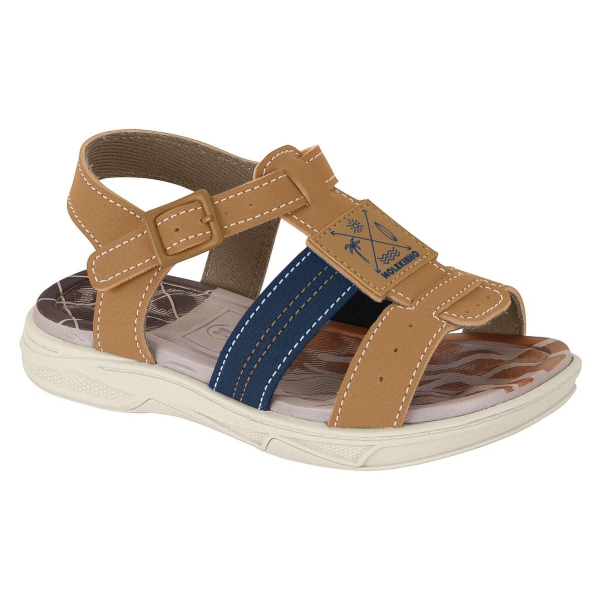 Sandalia Molekinho 2140.750 Papete Infantil Multicores 1