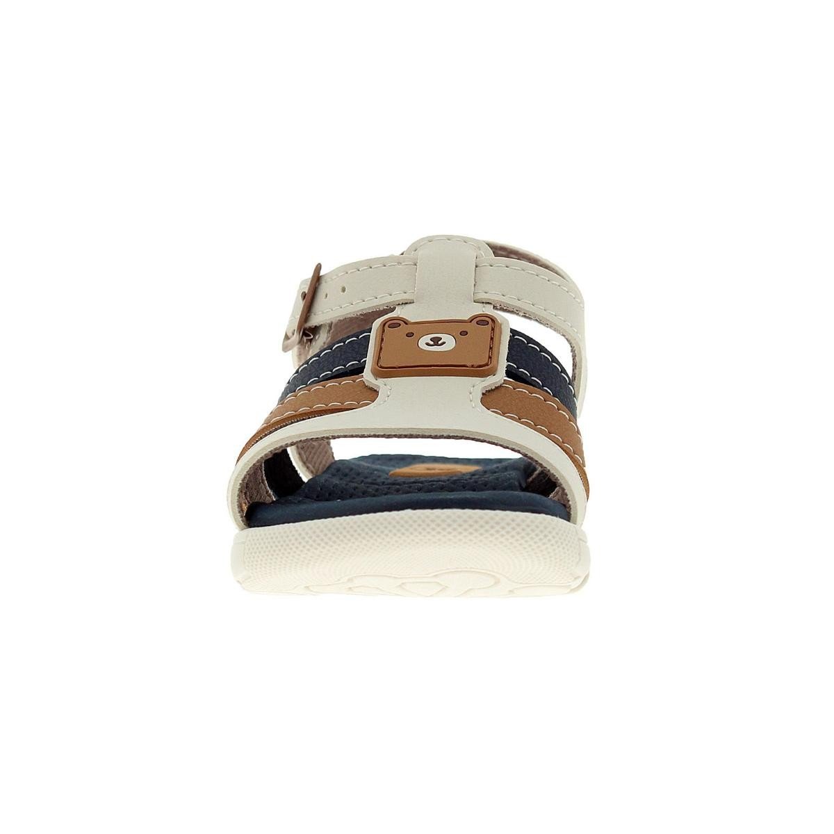 Sandalia Molekinho 2140.849 Slide Gáspea Infantil Branco 3