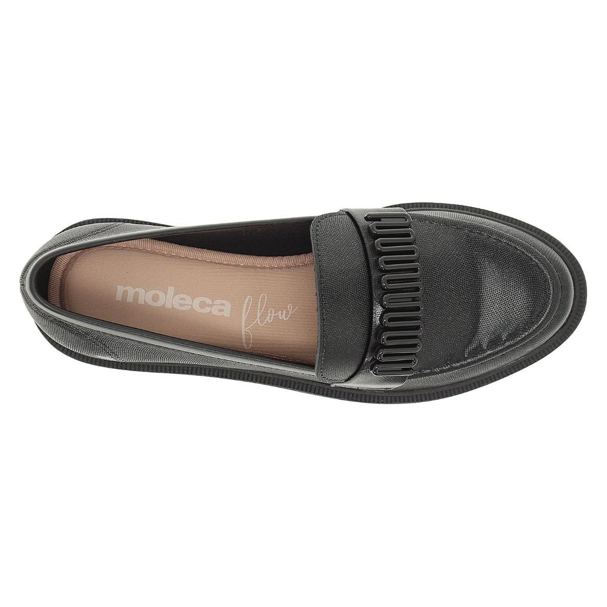 Mocassim Moleca 5666.106.27345 Feminino Preto 6