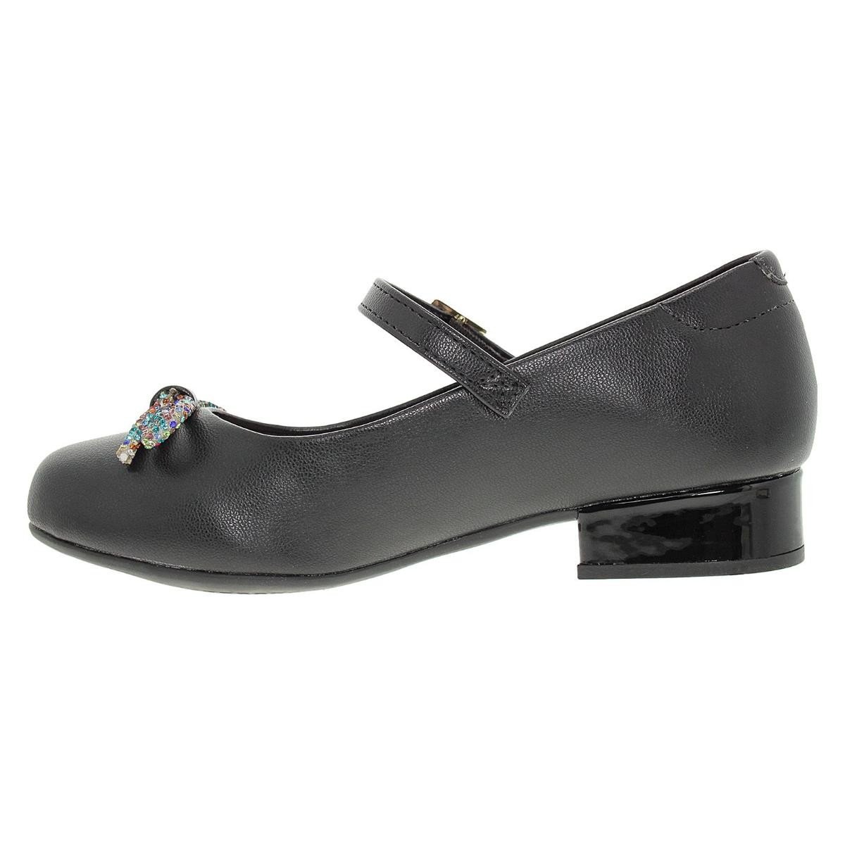 Sapato Molekinha 2528.121 Boneca Saltinho Infantil Preto 2