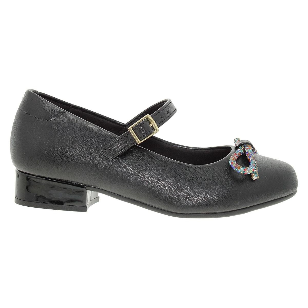 Sapato Molekinha 2528.121 Boneca Saltinho Infantil Preto 5