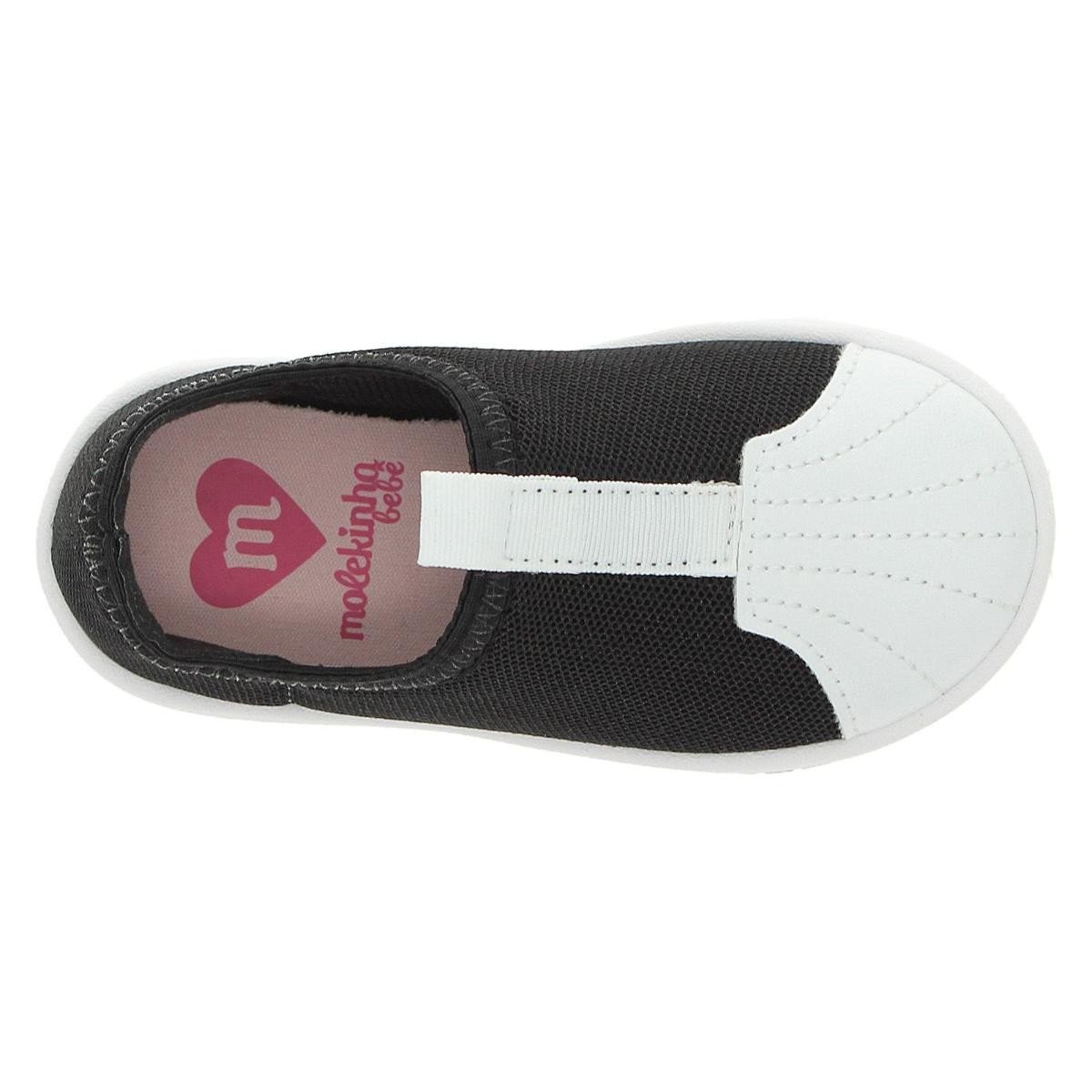 Slip On Molekinha 2728.106 2575 Preto 6