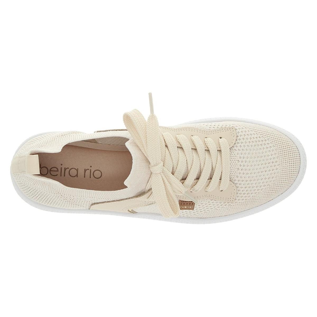 Tênis Beira Rio 4280.134 Knit Feminino Branco 6