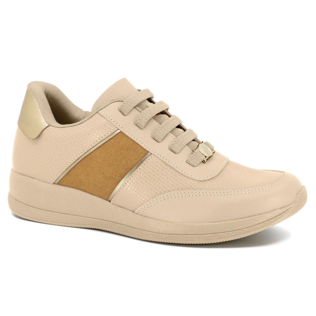 Tênis Usaflex AJ1205002 Feminino Bege 1