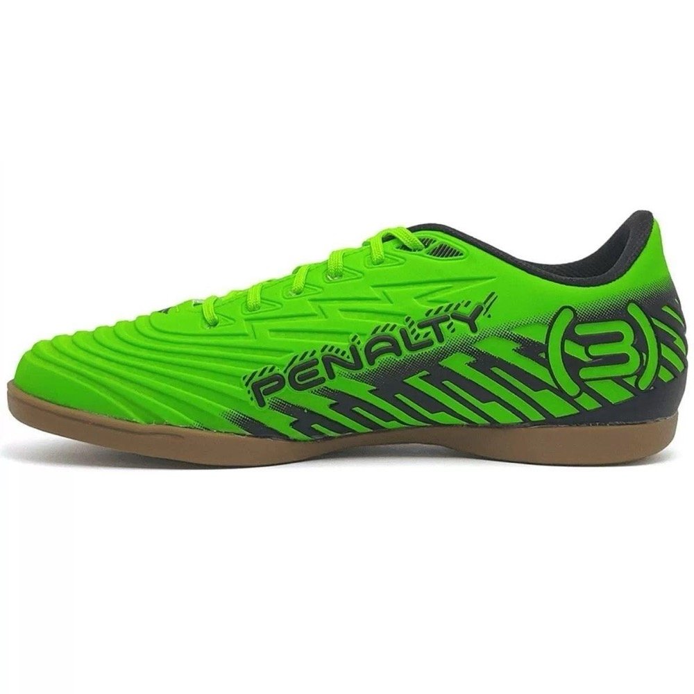 Chuteira Penalty Bravo y 3.0 Futsal Indoor Masculina Verde 2