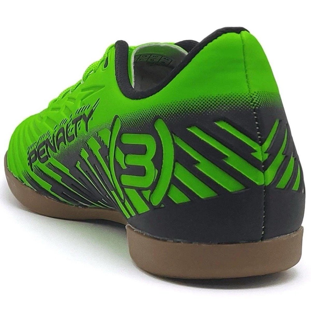 Chuteira Penalty Bravo y 3.0 Futsal Indoor Masculina Verde 4