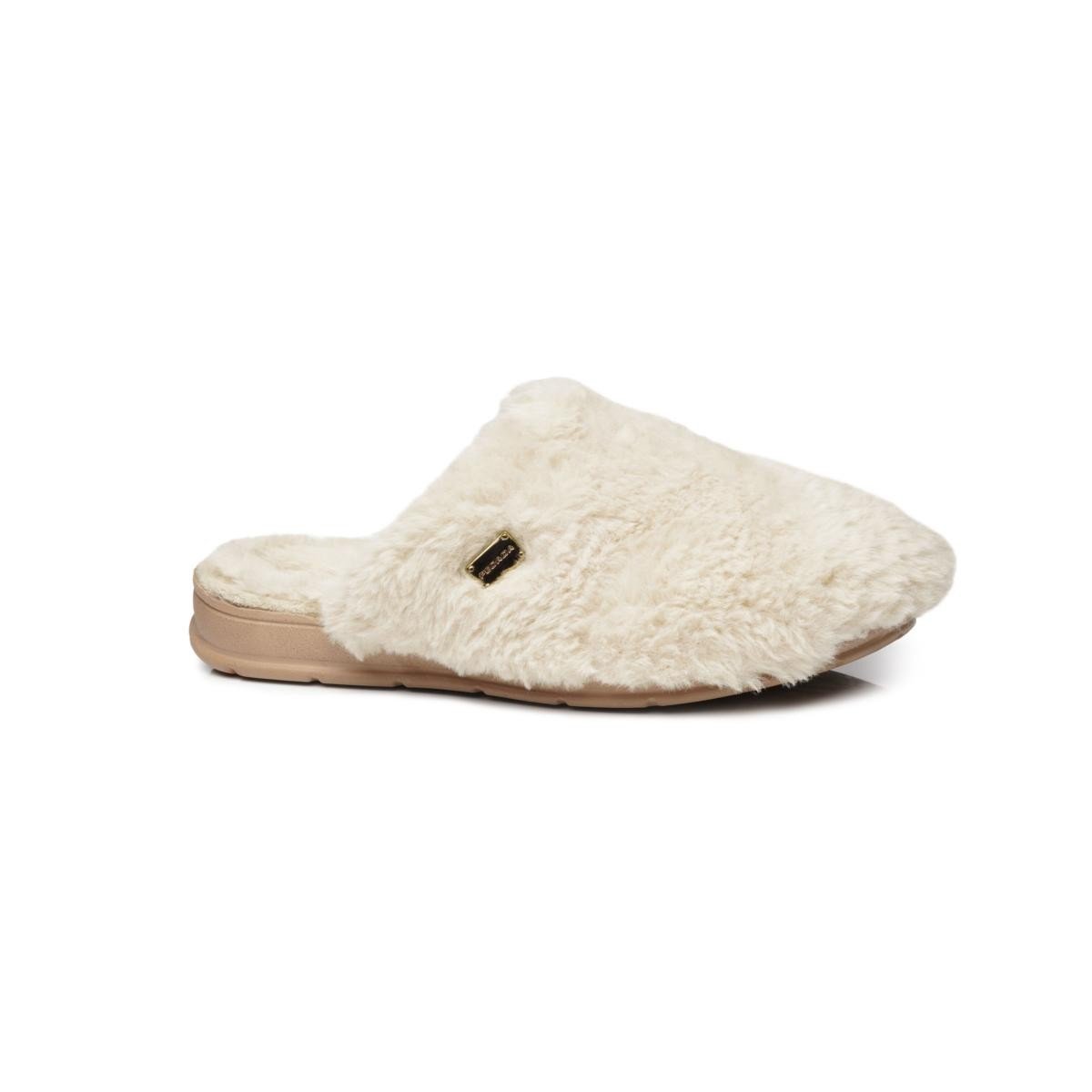 Pantufa Pegada 266007-01 Feminina Branco 1