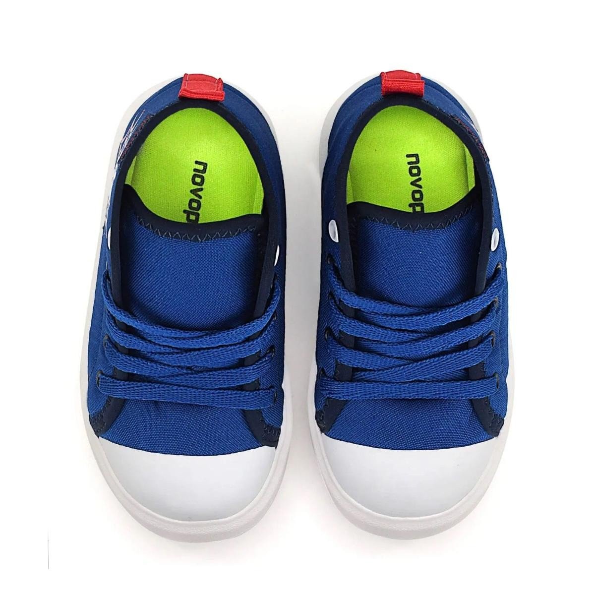 Tenis Novopé 98001119 2651 Aranha Teia Infantil Azul 5