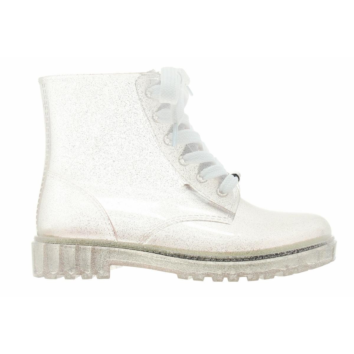 Bota Molekinha 2176.206 Coturno Tratorado Infantil Prata 5
