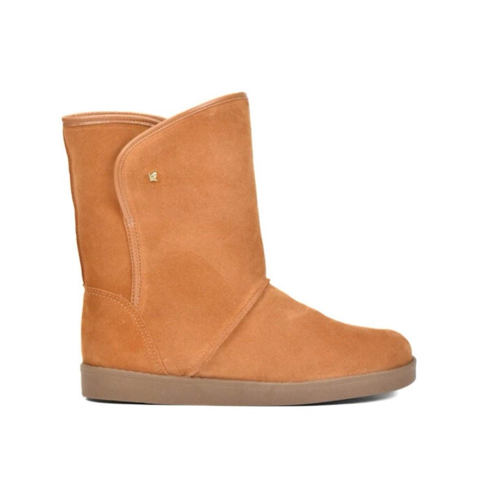 Bota Cravo & Canela 137316 Forrada Lã Pelinho Feminina Marrom 1