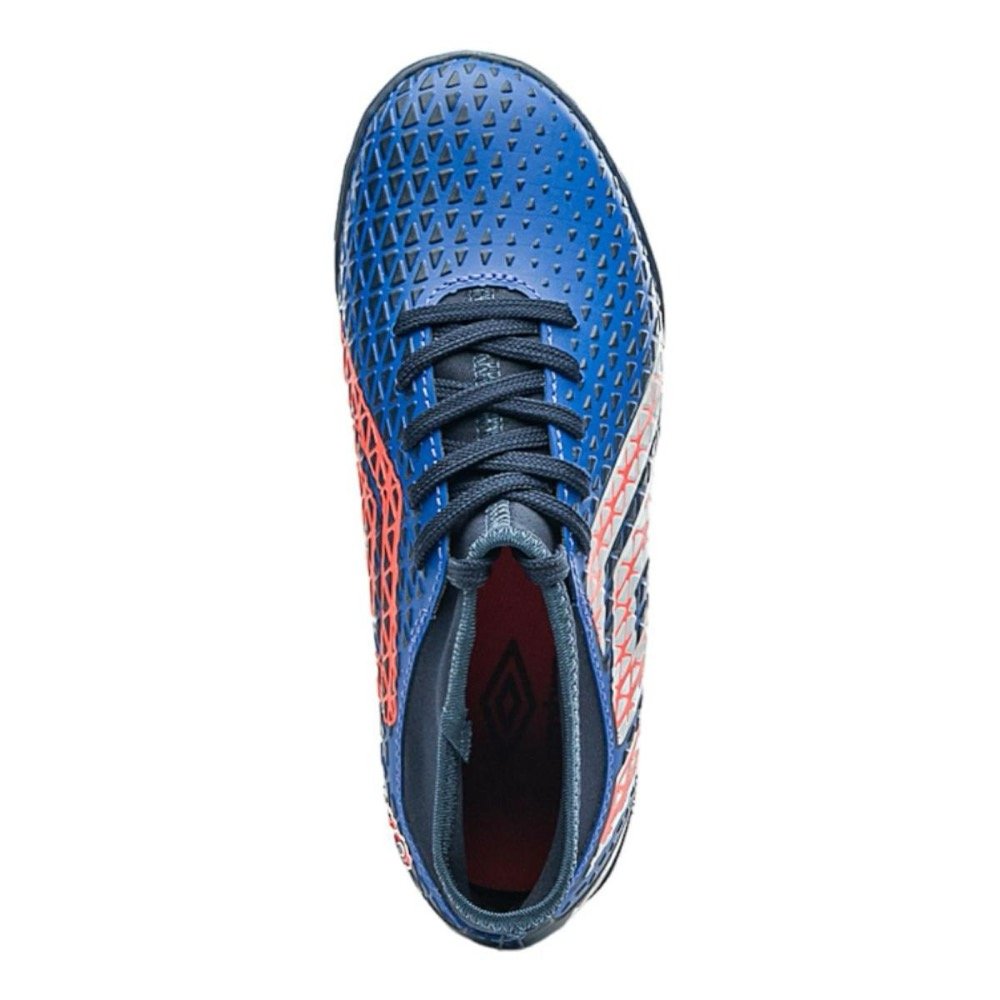 Chuteira Umbro Mutant Jr Society 370 Juvenil Azul 4