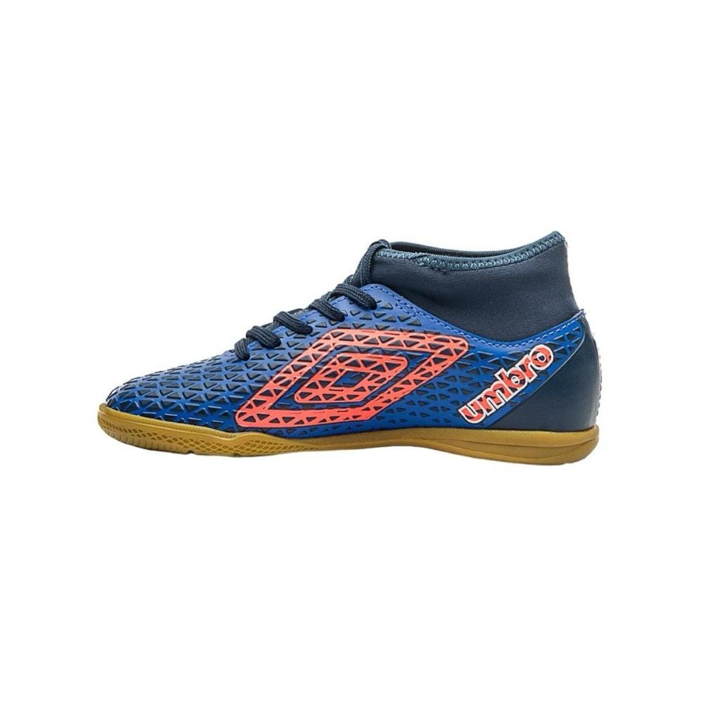 Chuteira Umbro Mutant Jr 370 Futsal Indoor Juvenil Azul 3