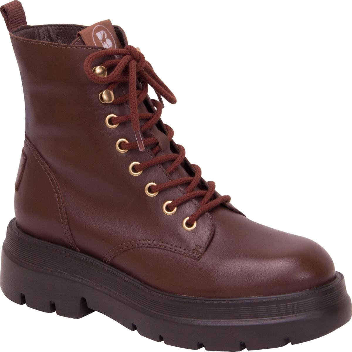 Bota Bottero 361404 Coturno Tratorado Feminino Marrom 1