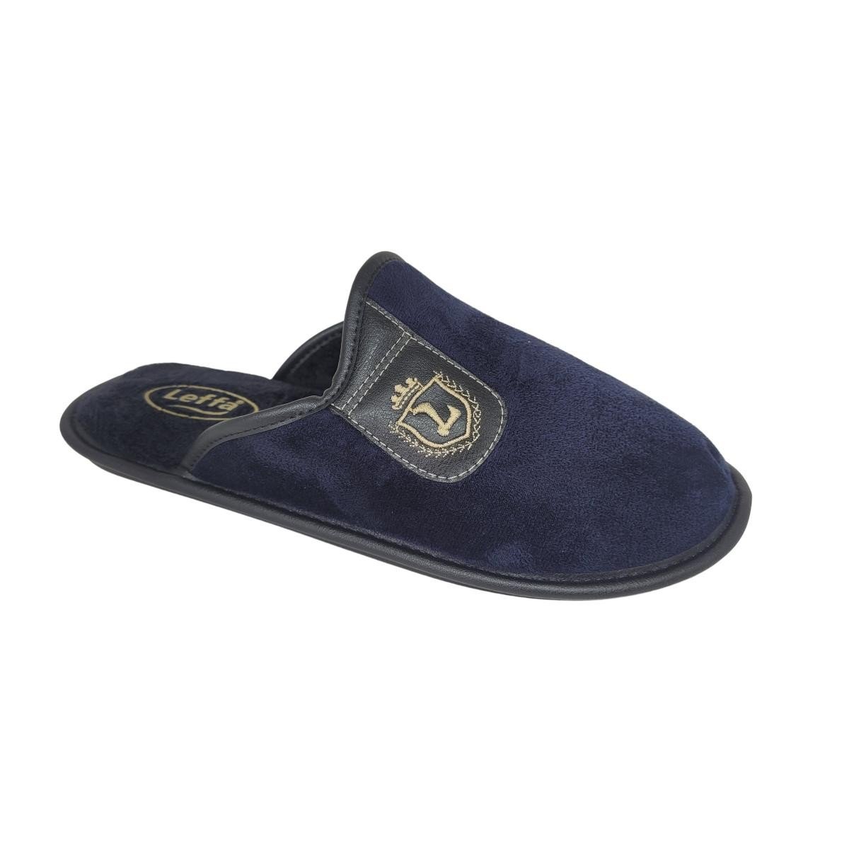 Pantufa Leffa 765 Pele Masculina Azul 1