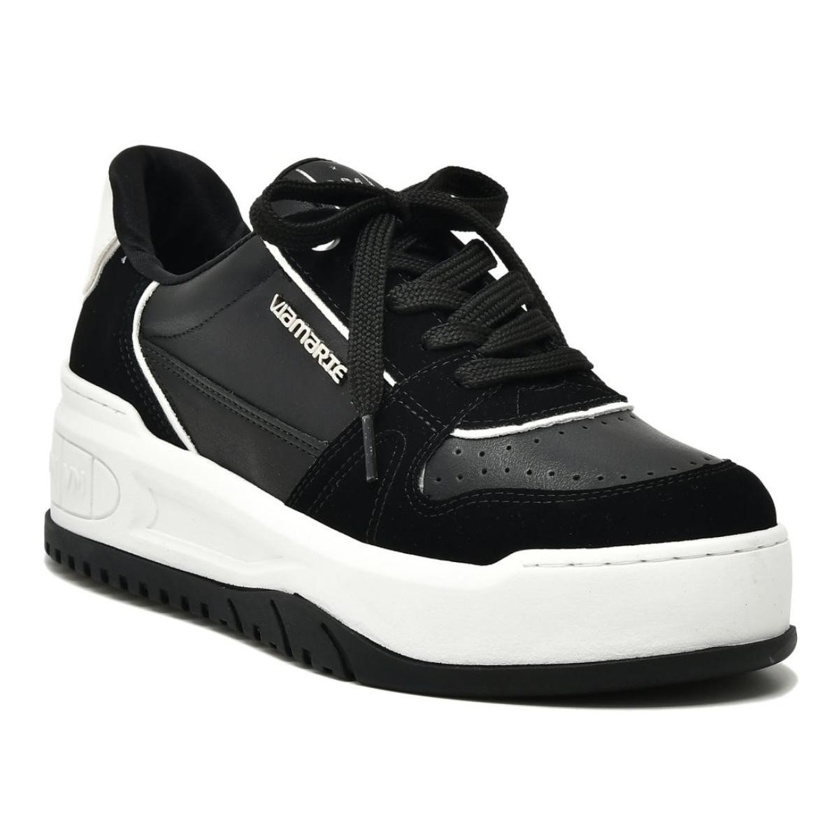 Tenis Via Marte 061-004-02 Flatform Feminino Preto 1