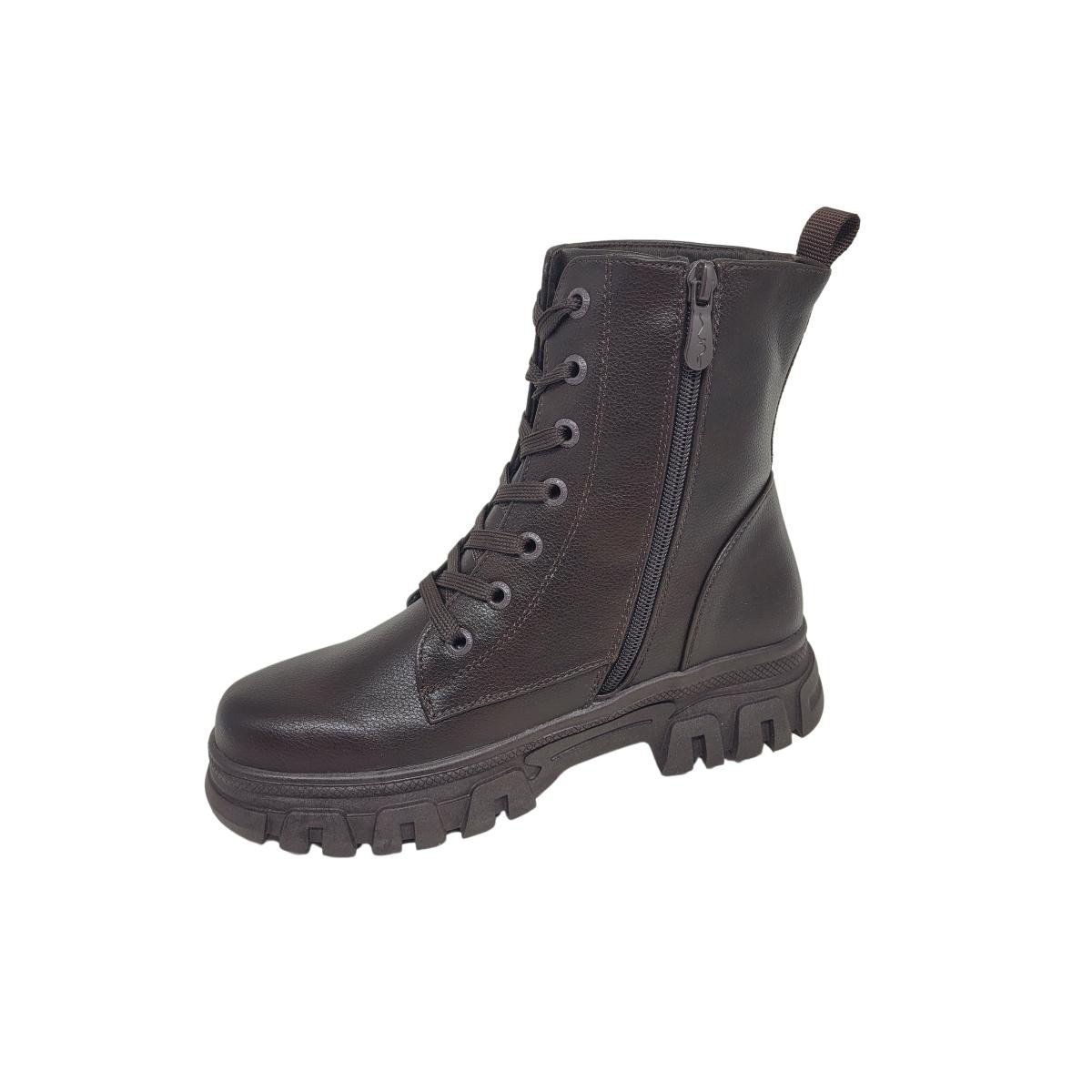 Bota Mooncity 72163 Coturno Tratorado Feminino Marrom 2