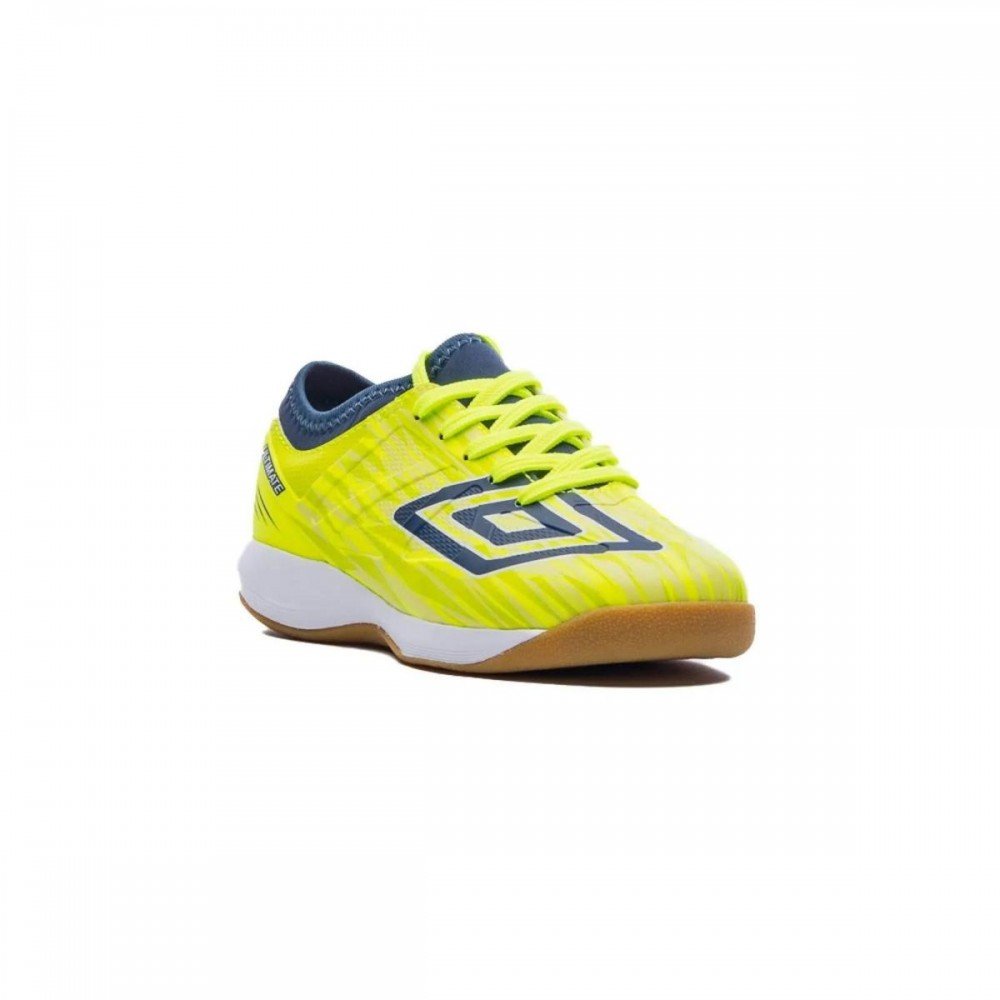 Chuteira Umbro Ultimate 676 Jr Futsal Indoor Infantil Amarelo 3