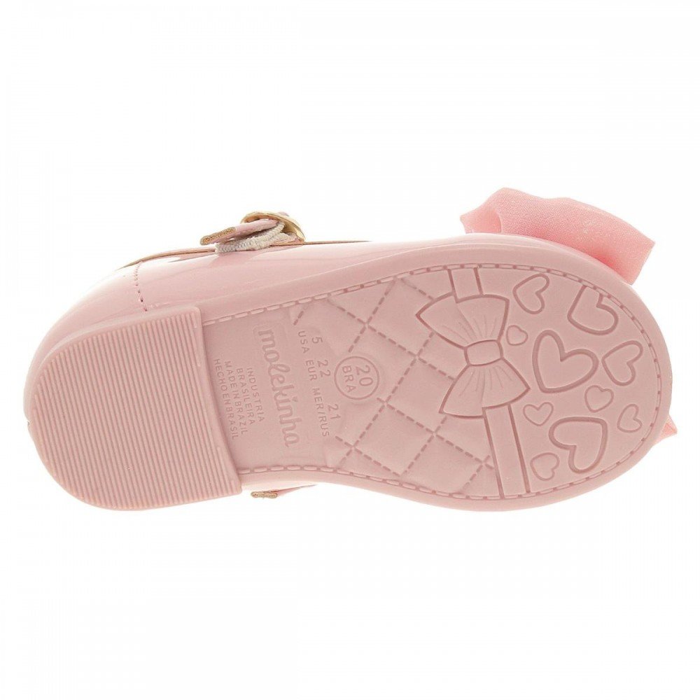 Sapatilha Molekinha 2106.1057 Boneca Infantil Rosa 7