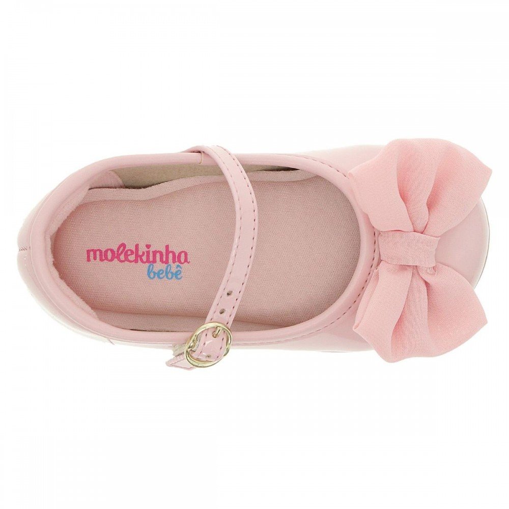 Sapatilha Molekinha 2106.1057 Boneca Infantil Rosa 6