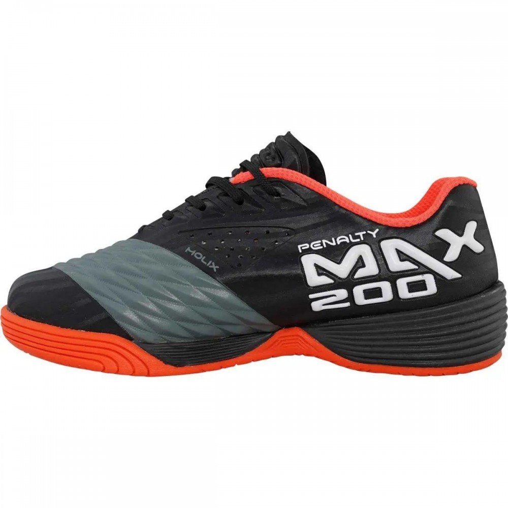 Chuteira Penalty Max 200 Kids Y 1 Futsal Indoor Preto 2