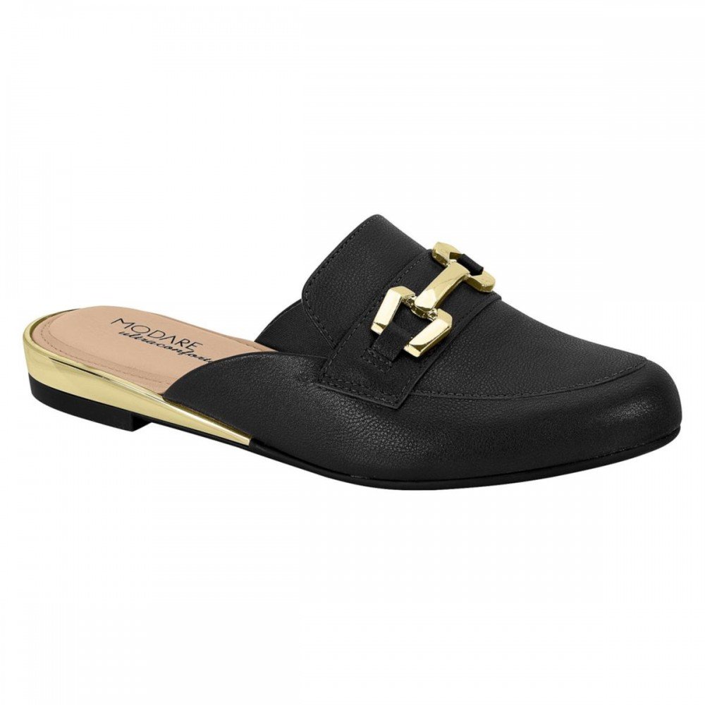 Mule Modare Ultraconforto 7505.227 Feminino Preto 1