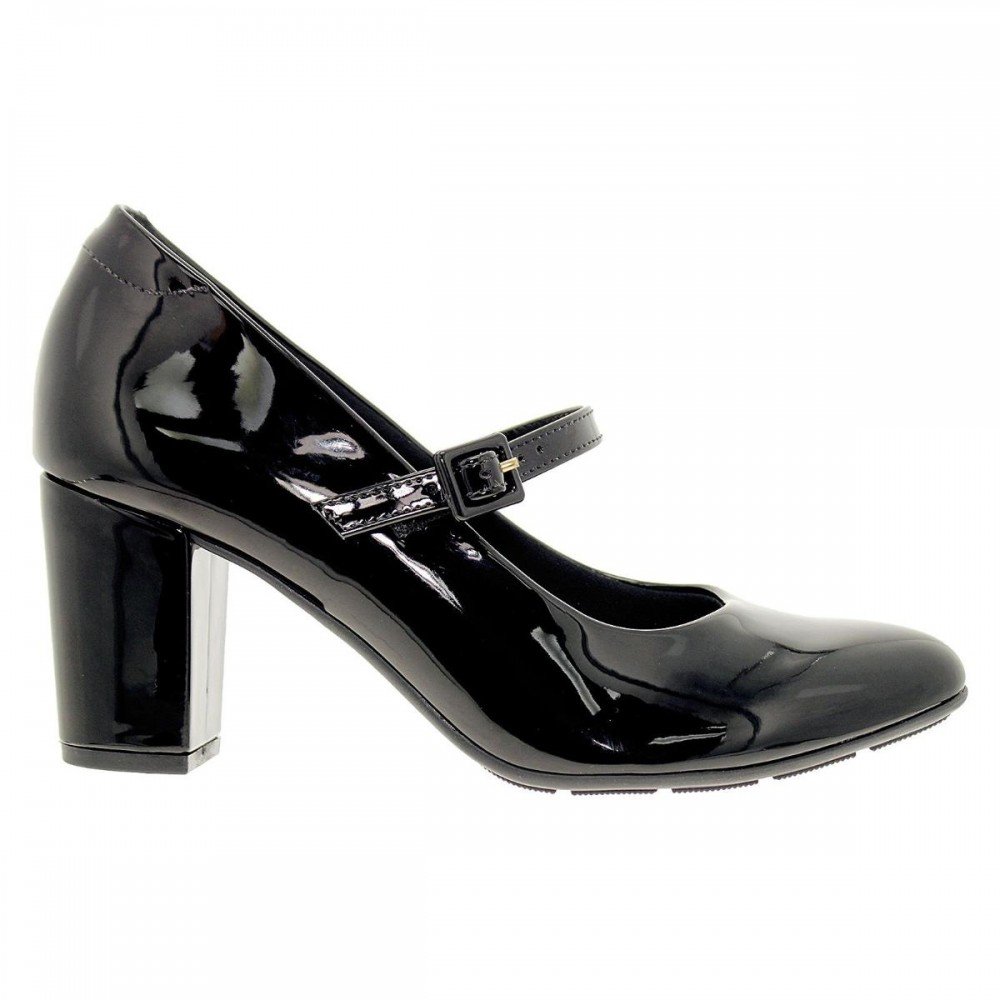 Sapato Modare Ultraconforto 7377.118 Scarpin Verniz Feminino Preto 5