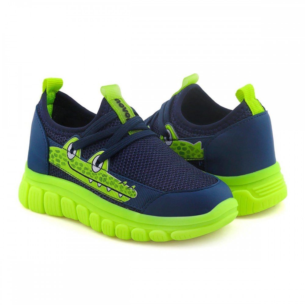 Tenis Novopé 99001276 3085 Calce Fácil Infantil Azul 2