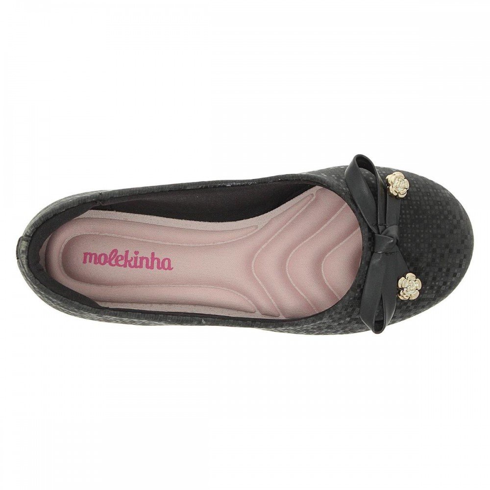 Sapatilha Molekinha 2083.1106.28213 Infantil Preto 6