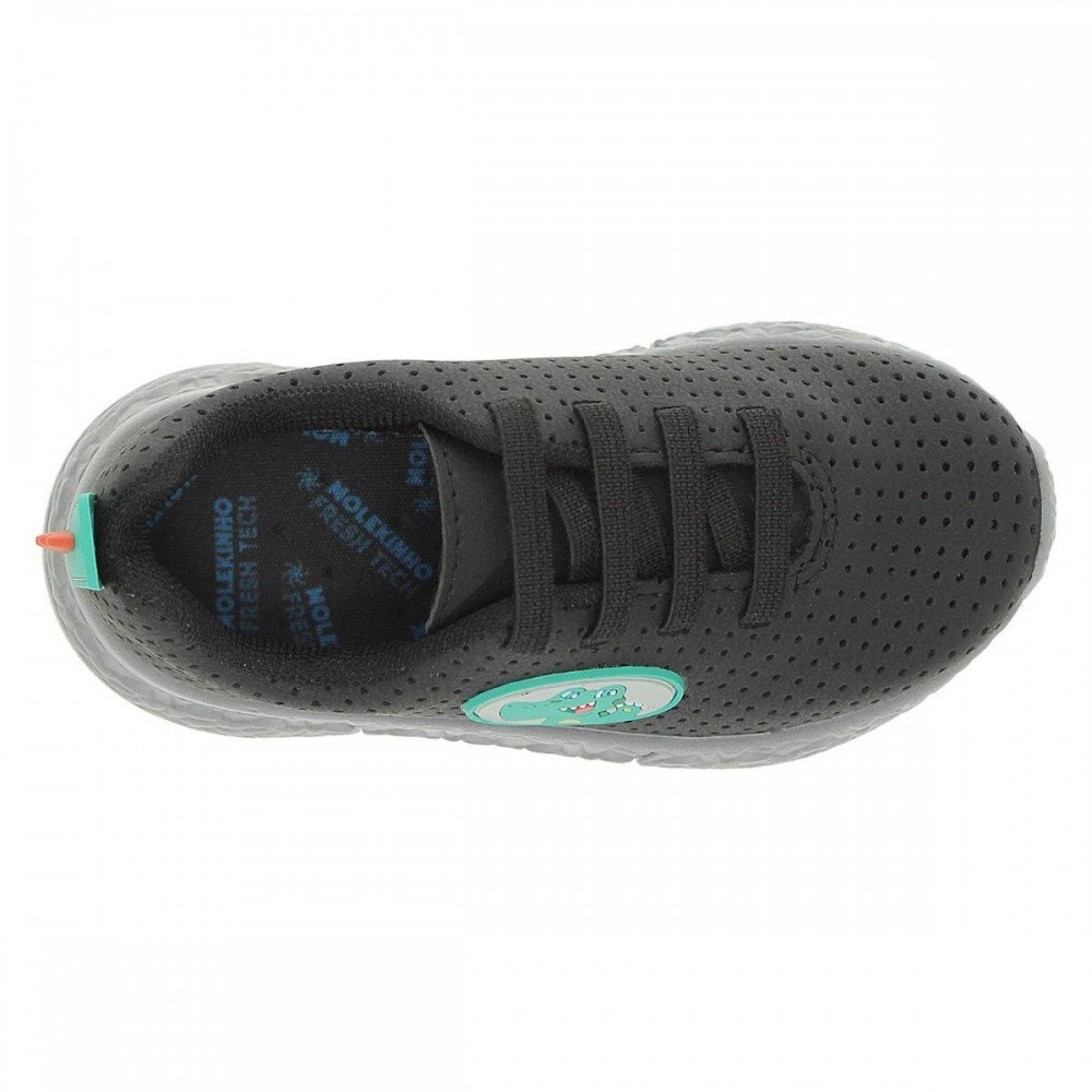 Tenis Molekinho 2609.228 Infantil Preto 6