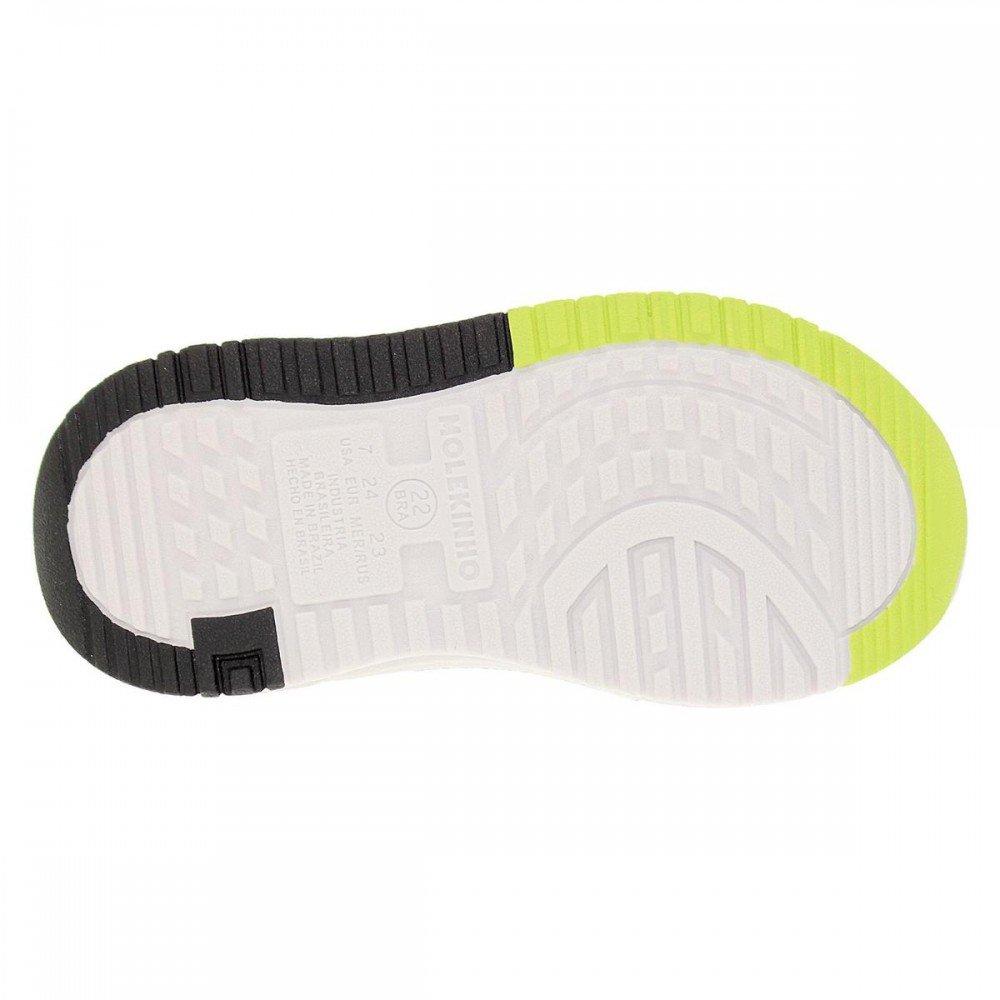 Tenis Molekinho 2634.100 Calce Fácil Infantil Preto 7
