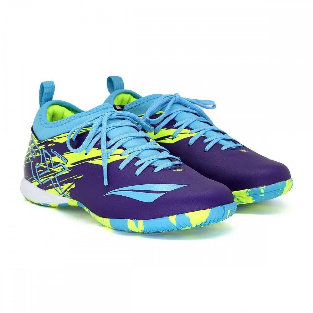 Chuteira Penalty RX Locker Y 4 Futsal Indoor Azul 2