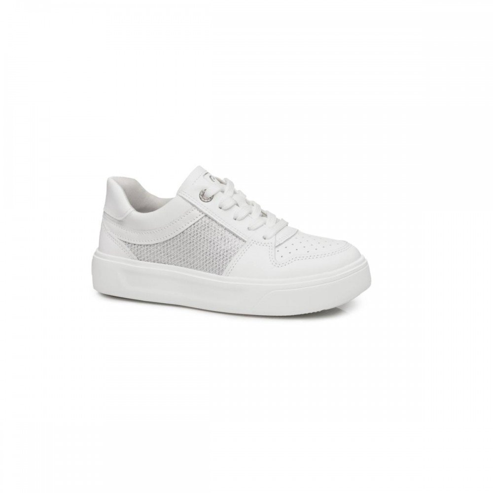 Tenis Pegada 211213-01 Flatform Feminino Branco 1