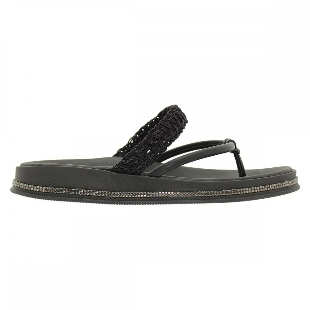 Chinelo Moleca 5509.200 Papete Dedo Feminino Preto 5
