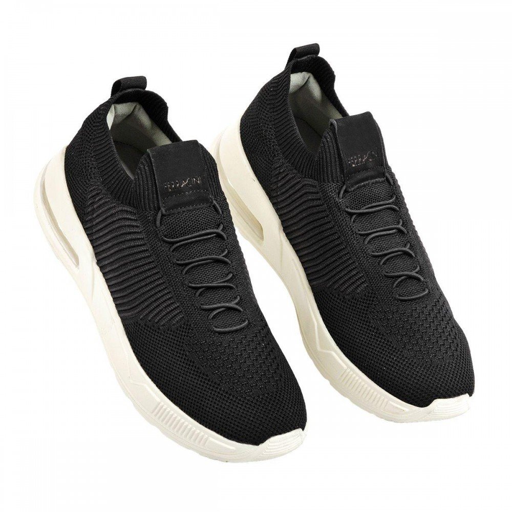 Sapatenis Ferracini 7546-572a Fusion Knit Gel Masculino Preto 2
