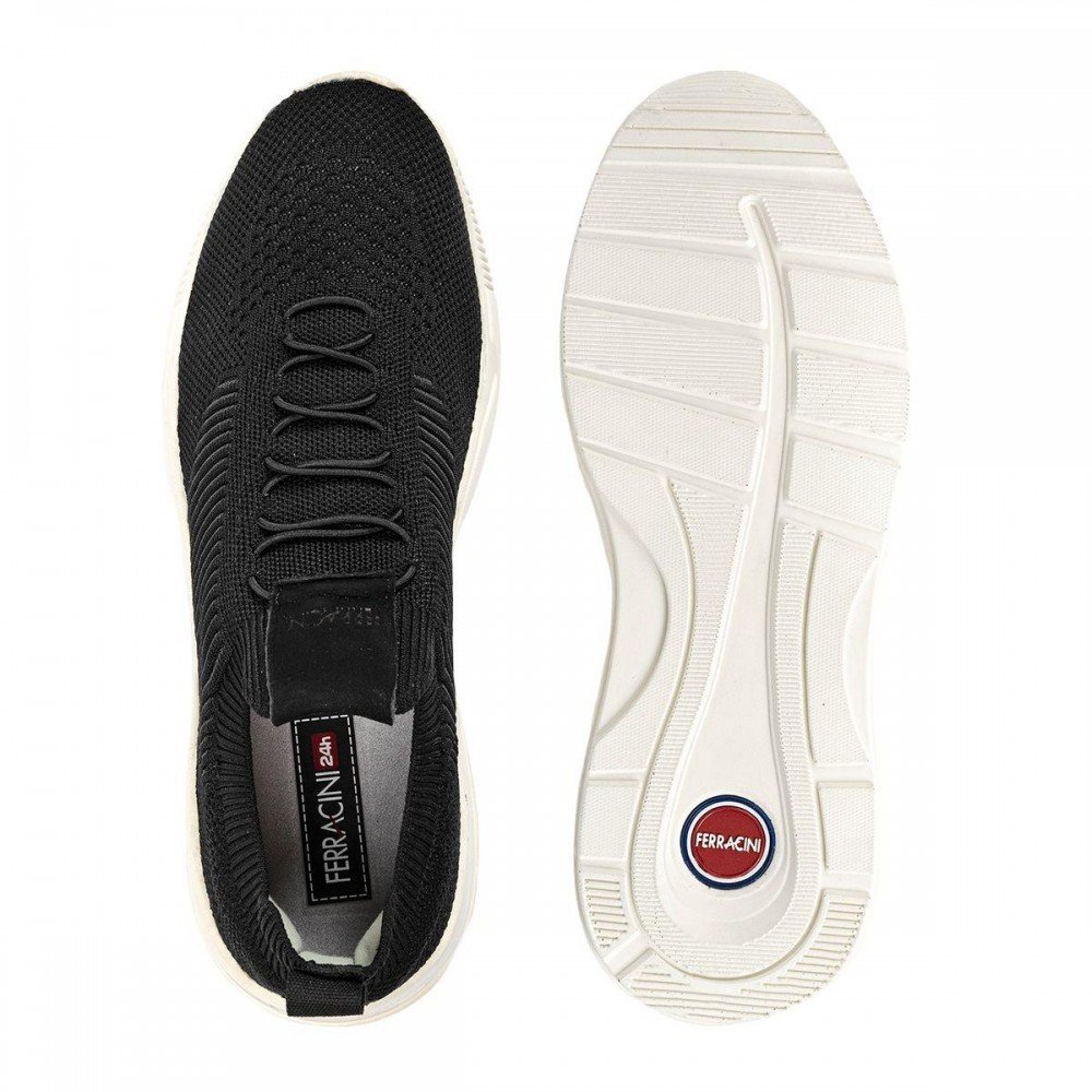 Sapatenis Ferracini 7546-572a Fusion Knit Gel Masculino Preto 3
