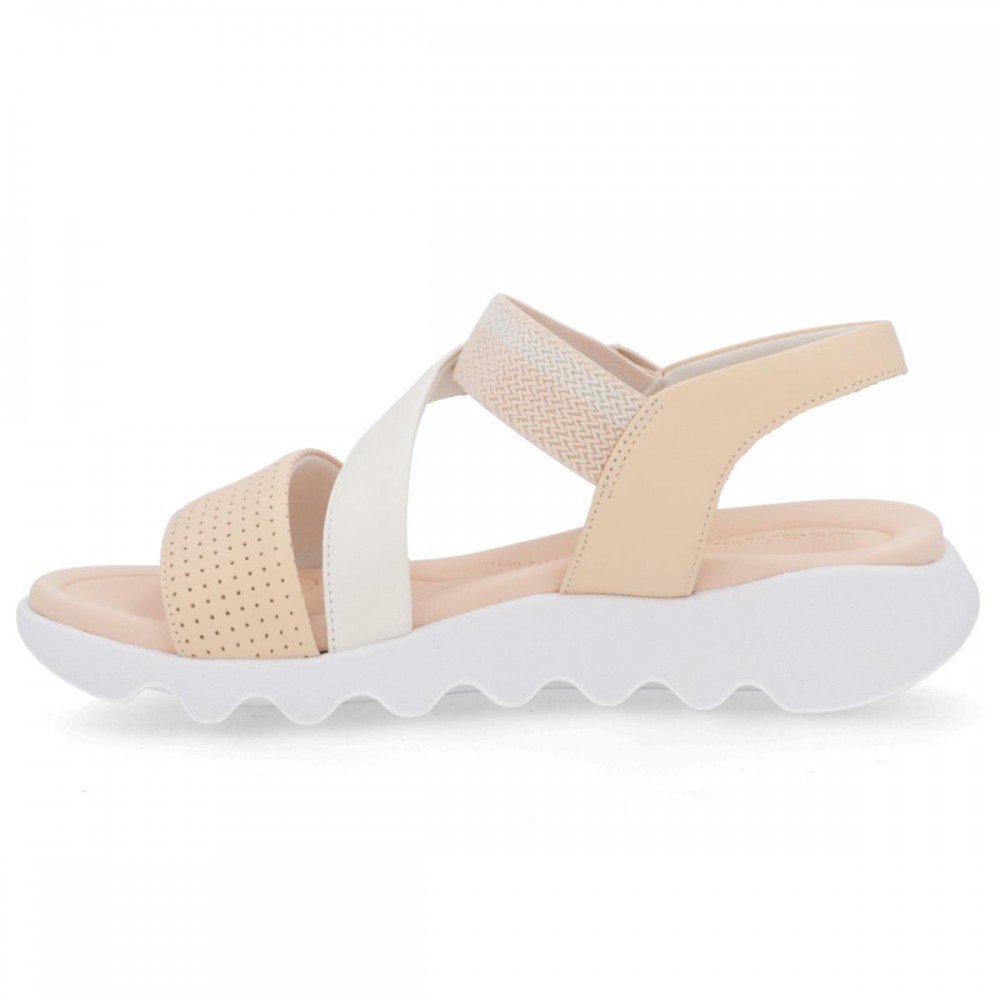 Sandalia Usaflex Am0803003 Papete Ortopédico Feminino Bege 5