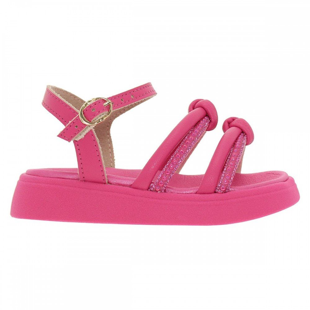 Sandalia Molekinha 2733.103 Papete Infantil Rosa 5