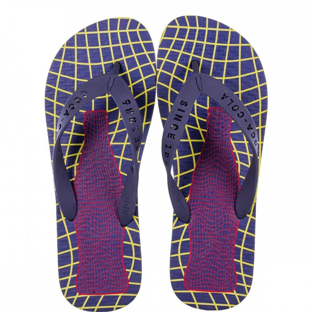 Chinelo Coca Cola Cc4405 Digicontour Masculino Azul 1