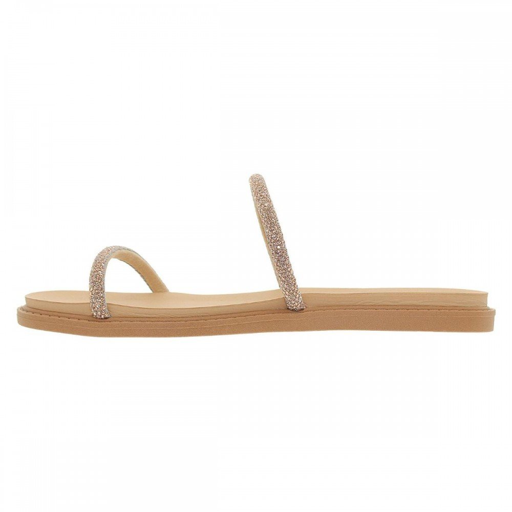 Chinelo Moleca 5443.217 Rasteira Feminino Bege 2