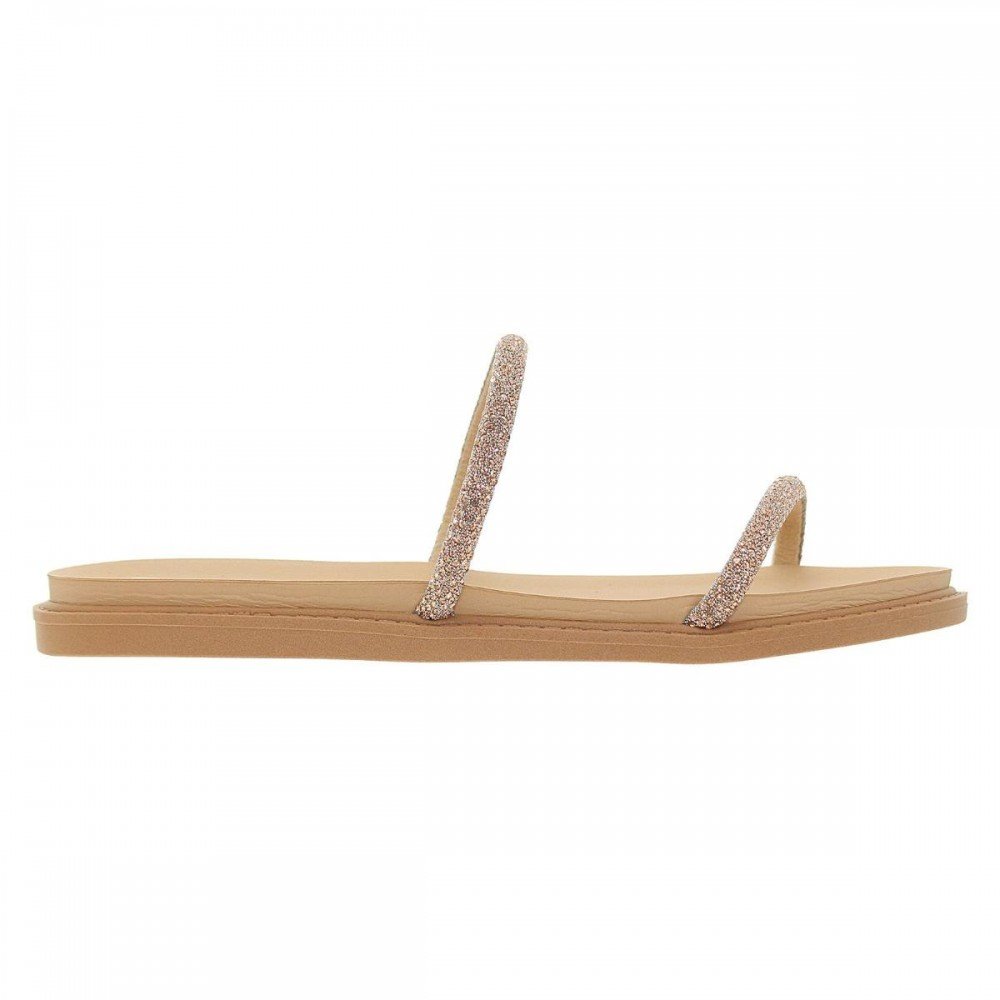 Chinelo Moleca 5443.217 Rasteira Feminino Bege 5