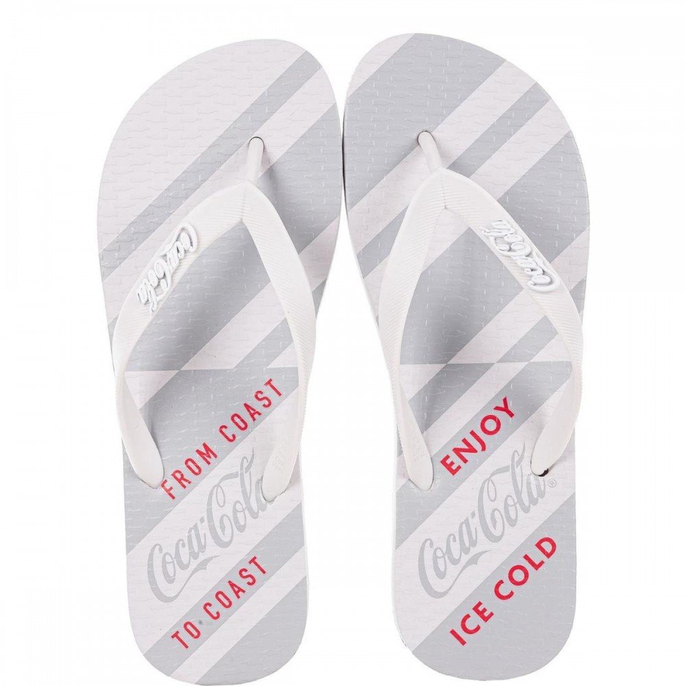 Chinelo Coca Cola Cc4440 Hoxie 2 Masculino Branco 1